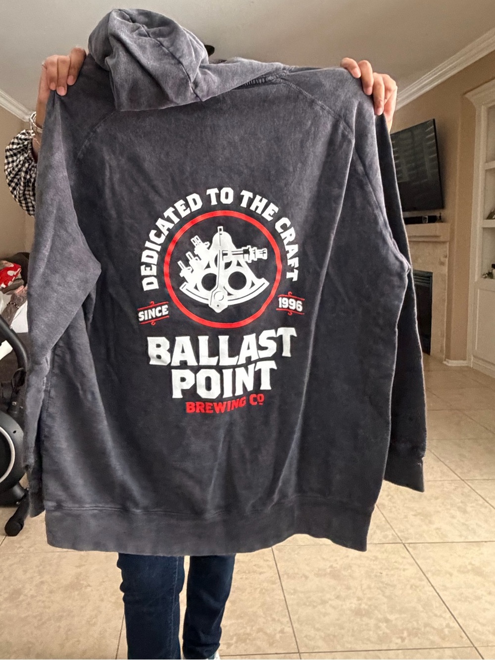 Ballast Point Zip-Up Sweater Jacket - Dark Gray